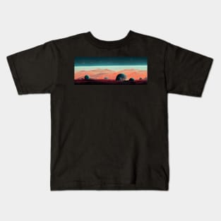 Mars scenery Kids T-Shirt